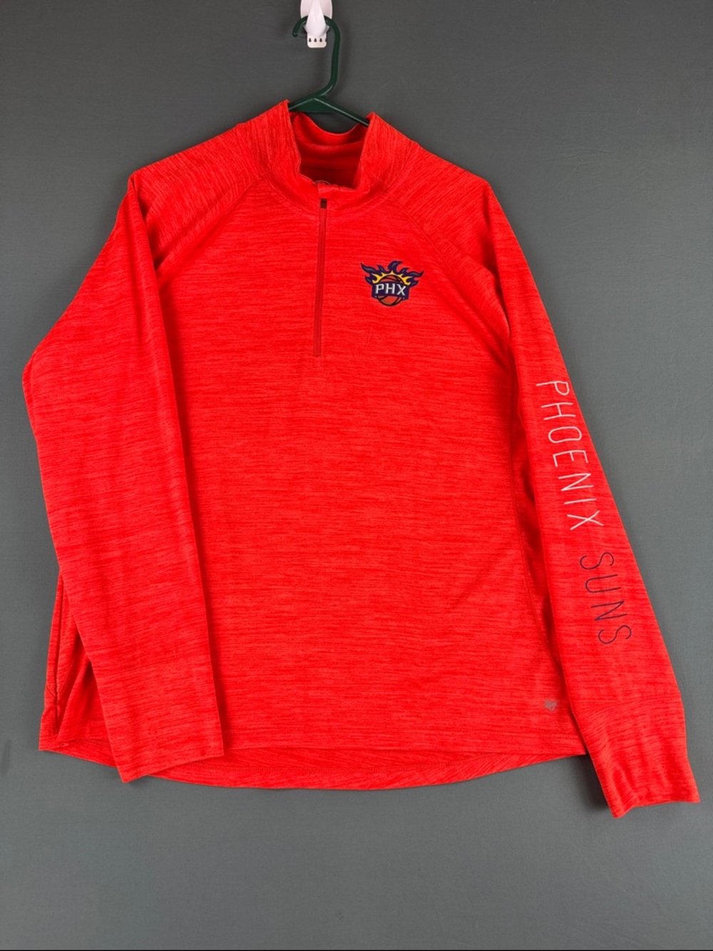 Phoenix Suns Orange Quarter-Zip Pullover